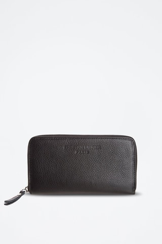 Portafoglio in pelle Mony - Nero