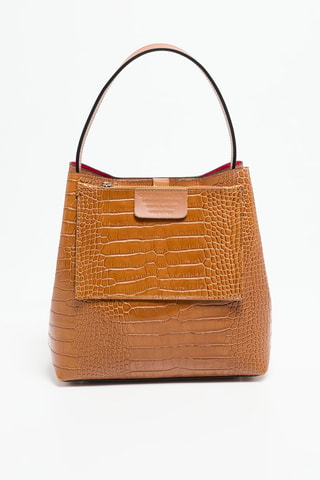 Borsa a mano in pelle Lola - Cammello