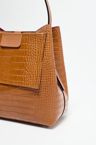 Borsa a mano in pelle Lola - Cammello