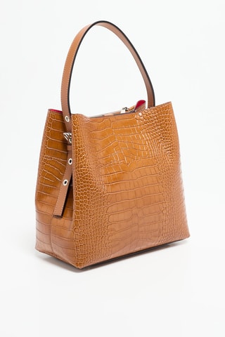 Borsa a mano in pelle Lola - Cammello