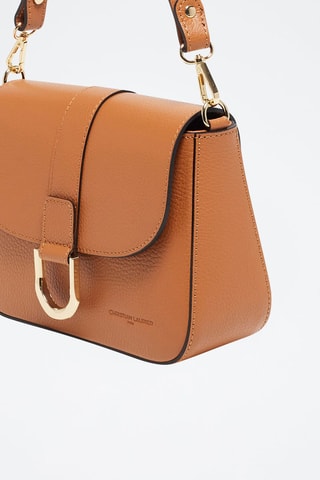 Bolso de piel Nael - Marrón