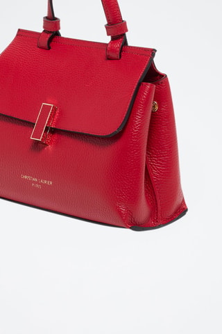 Borsa a tracolla in pelle Ciara - Rosso