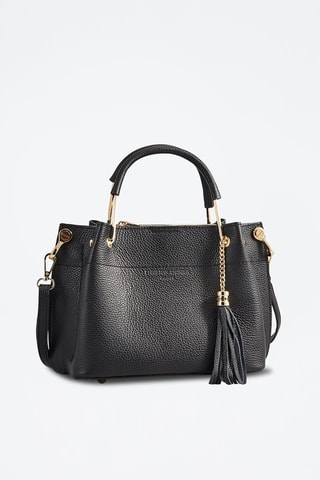Borsa a mano in pelle Lamy - Nero