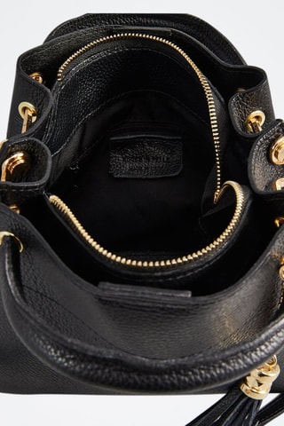 Borsa a mano in pelle Lamy - Nero