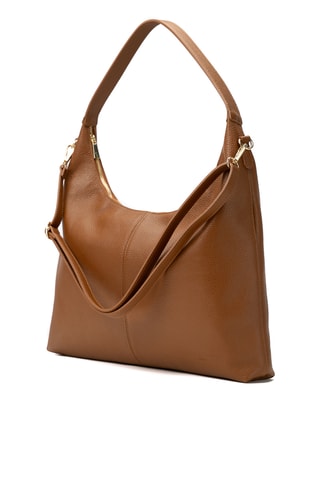 Bolso de piel Aliz - Marrón