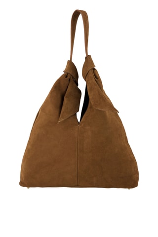 Bolso de nobuk Elan - Marrón
