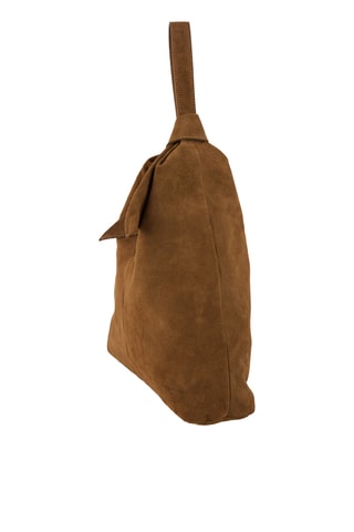Bolso de nobuk Elan - Marrón