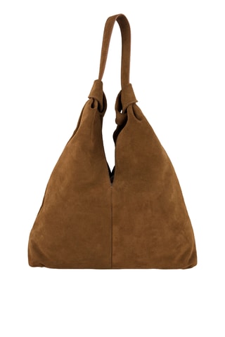 Bolso de nobuk Elan - Marrón