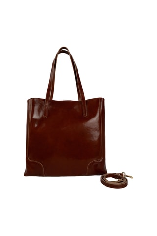 Bolso de piel Costa - Marrón