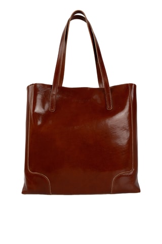 Bolso de piel Costa - Marrón