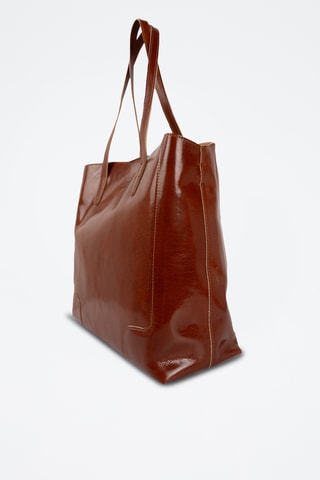 Bolso de piel Costa - Marrón