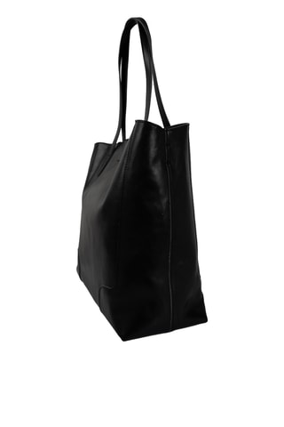 Bolso de piel Costa - Negro