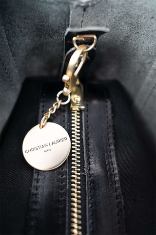Bolso de piel Costa - Negro
