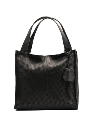 Bolso de piel Agatella - Negro