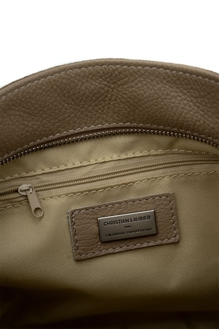 Bolso de piel Zuri - Topo