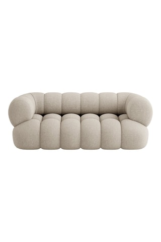 Canapé Maurice - Beige - 2 places - En tissu chenille