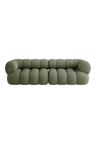 Canapé Maurice - Vert - 4 places - En tissu chenille