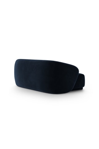 Canapé Louis - Bleu foncé - 2 places - Tissu velours