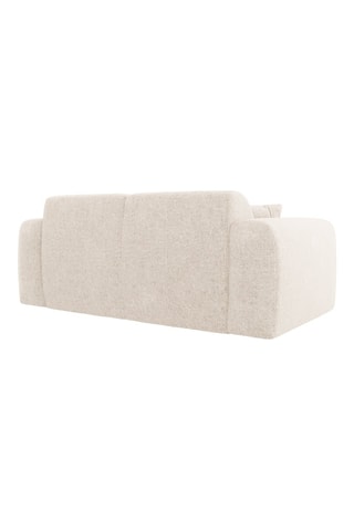 Canapé Théo - Beige - 2 places - Tissu chenille