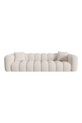 Canapé modulaire Arden - Beige - 4 places - En tissu structurel