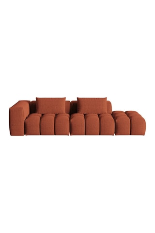 Canapé droit modulaire Lorella - Corail