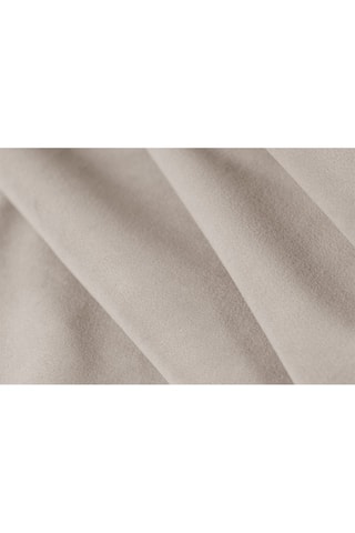Canapé d'angle gauche modulaire Lionel - Beige - 5 places - Toucher velours