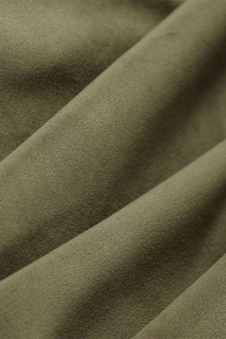 Fauteuil Louis - Vert olive - Toucher velours