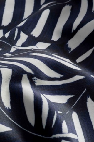 Coussin en velours Navy - Bleu - 40 x 40 x 14 cm