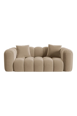 Canapé Arden - Beige - 2 places - Toucher velours