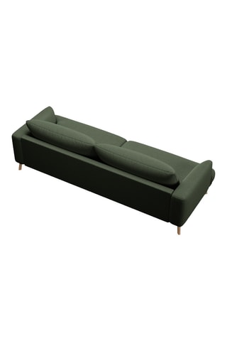 Canapé Margot - Vert mousse - 4 places - En tissu structuré
