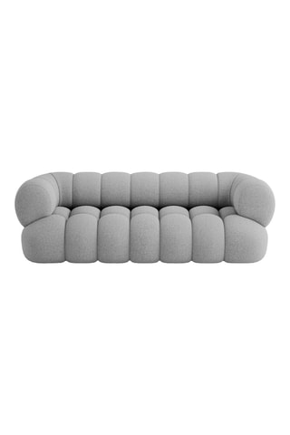 Canapé Maurice - Gris - 3 places - En tissu chenille