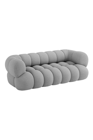Canapé Maurice - Gris - 3 places - En tissu chenille