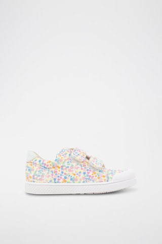 Zapatillas - Blanco, amarillo y rosa