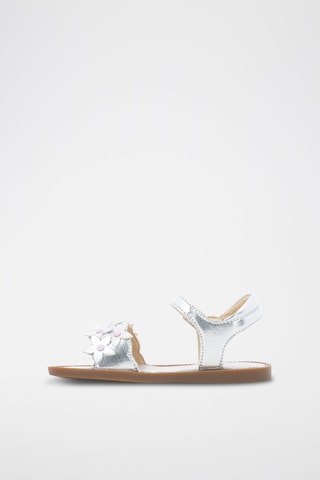 Sandalias de piel Solar Flore - Plateado