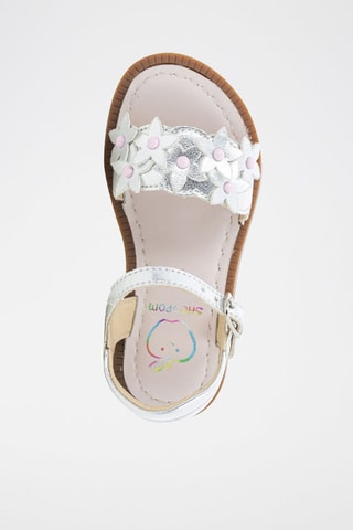 Sandalias de piel Solar Flore - Plateado