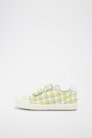 Zapatillas - Blanco, azul y amarillo