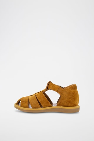 Sandálias em nobuck Poppy Daddy - Caramelo  - Castanho