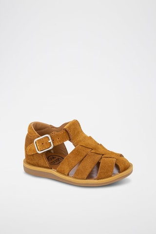 Sandálias em nobuck Poppy Daddy - Caramelo  - Castanho