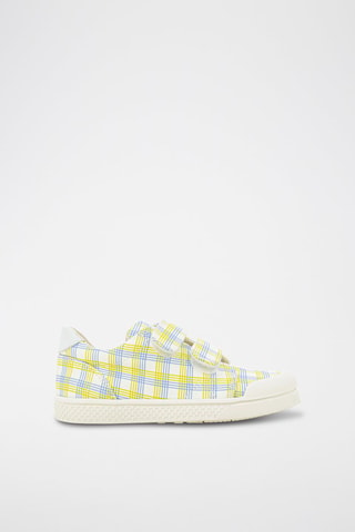 Zapatillas - Blanco, azul y amarillo