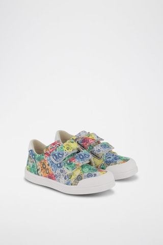 Zapatillas - Blanco, verde y gris