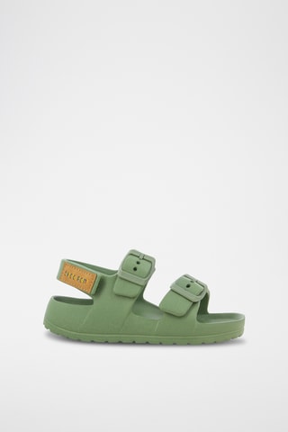 Sandálias Surfy Buckles - Caqui - Verde