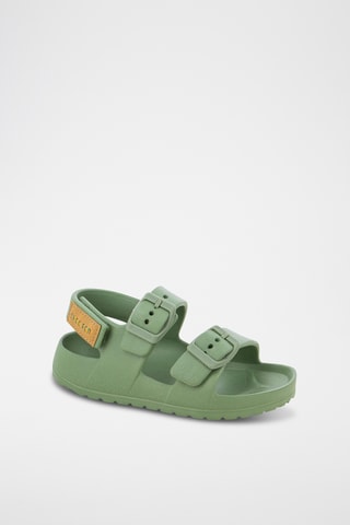 Sandálias Surfy Buckles - Caqui - Verde