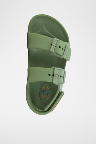 Sandálias Surfy Buckles - Caqui - Verde