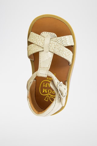 Sandalias de piel Poppy Xexe - Plateado
