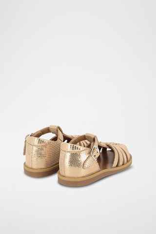 Sandálias em couro Poppy Pitti Sl - Castanho
