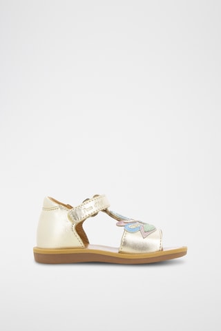 Sandalias de piel Poppy Fire - Multicolor