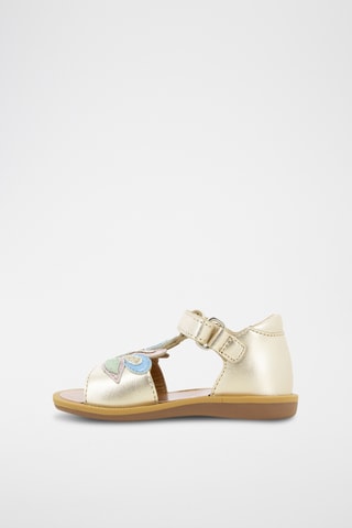 Sandalias de piel Poppy Fire - Multicolor