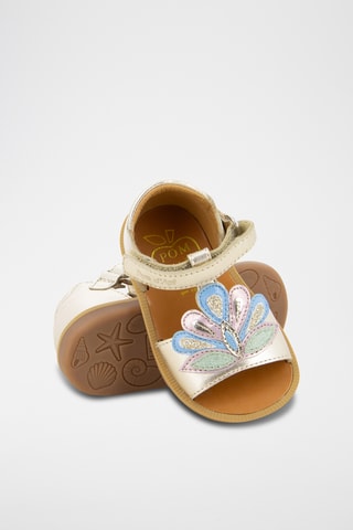 Sandalias de piel Poppy Fire - Multicolor