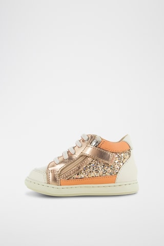 Zapatillas altas de piel ovina Bouba Connect - Blanco