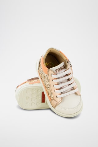 Zapatillas altas de piel ovina Bouba Connect - Blanco